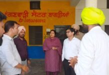 ਡਿਪਟੀ ਕਮਿਸ਼ਨਰ ਵੱਲੋਂ ਬਾਗੜੀਆਂ ਪਿੰਡ ਦਾ ਦੌਰਾ, ਸਵੈ ਸਹਾਇਤਾ ਗਰੁੱਪਾਂ ਦੀਆਂ ਮਹਿਲਾਵਾਂ ਨੂੰ ਆਤਮ ਨਿਰਭਰਤਾ ਲਈ ਉਤਸ਼ਾਹਿਤ ਕੀਤਾ