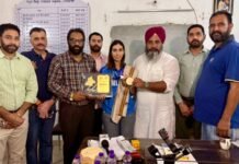 ਵਿਧਾਇਕ ਗੁਰਲਾਲ ਸਿੰਘ ਘਨੌਰ ਤੇ ਖੇਡ ਵਿਭਾਗ ਵੱਲੋਂ ਏਸ਼ਿਆਈ ਖੇਡਾਂ ਵਿੱਚ ਦੋ ਕਾਂਸੀ ਦੇ ਤਗ਼ਮੇ ਜਿੱਤਣ ਵਾਲੀ ਸ਼ੂਟਰ ਪਰੀਨਾਜ਼ ਧਾਲੀਵਾਲ ਦਾ ਸਨਮਾਨ